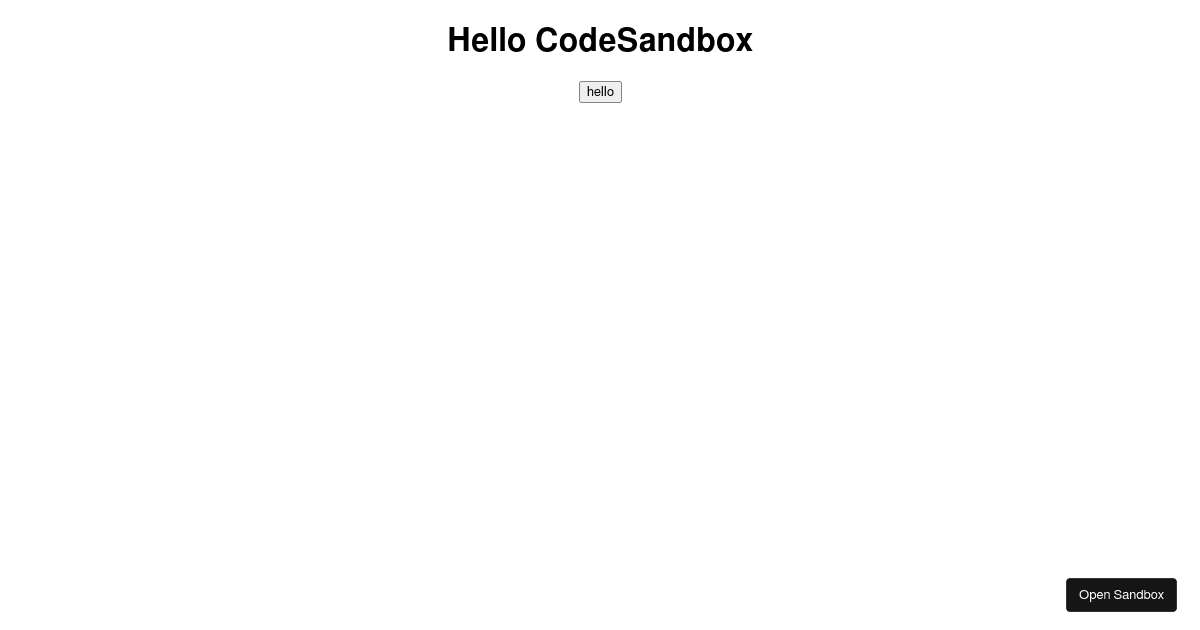 React Typescript (forked) - Codesandbox