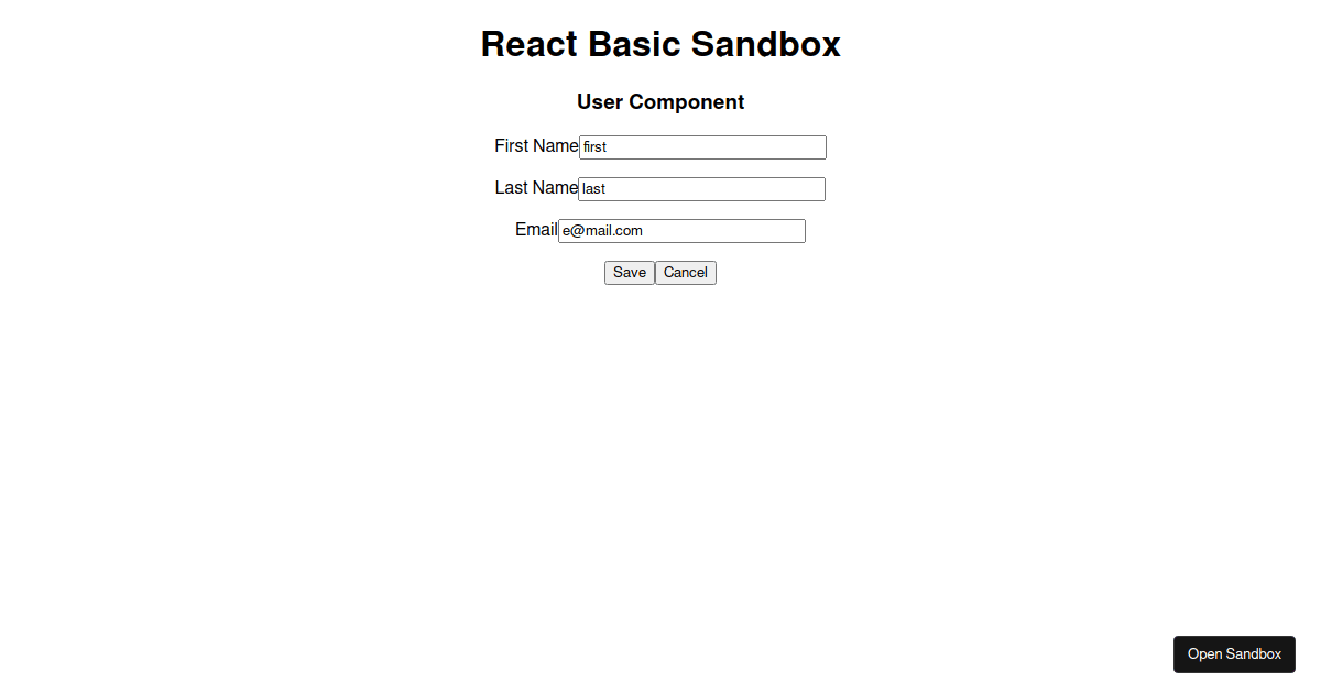 ReactBasic - Codesandbox