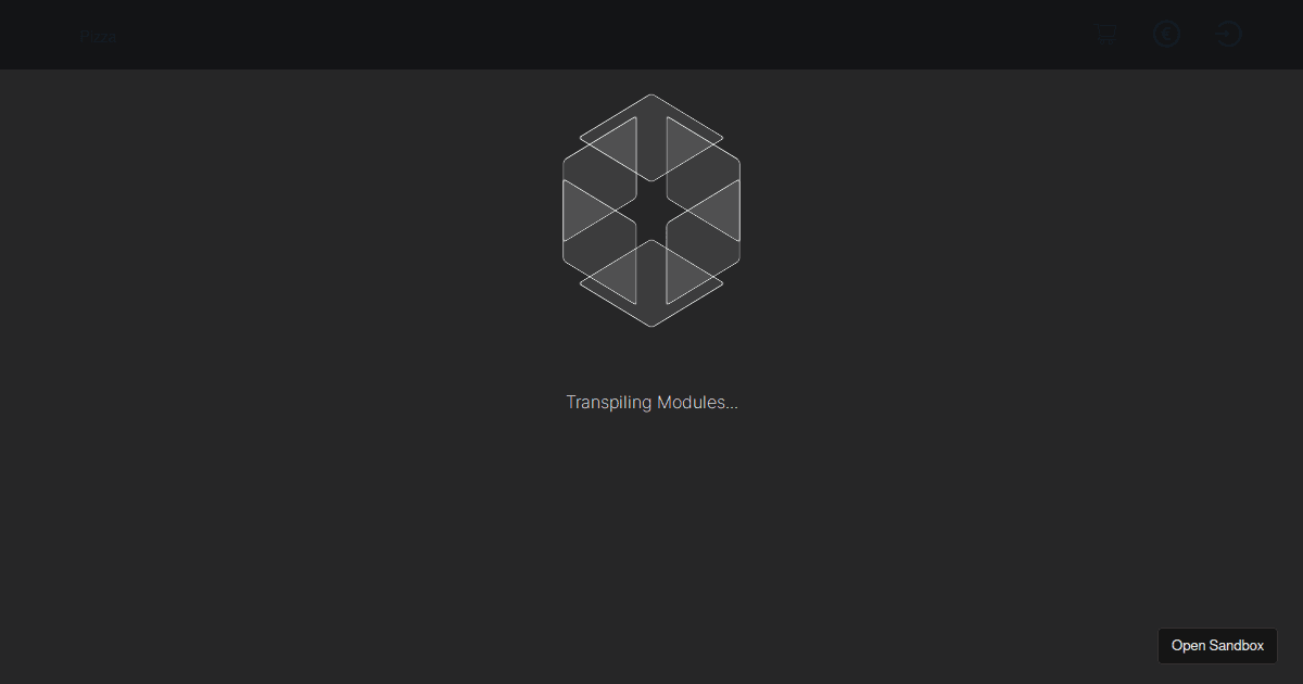 pizza - Codesandbox
