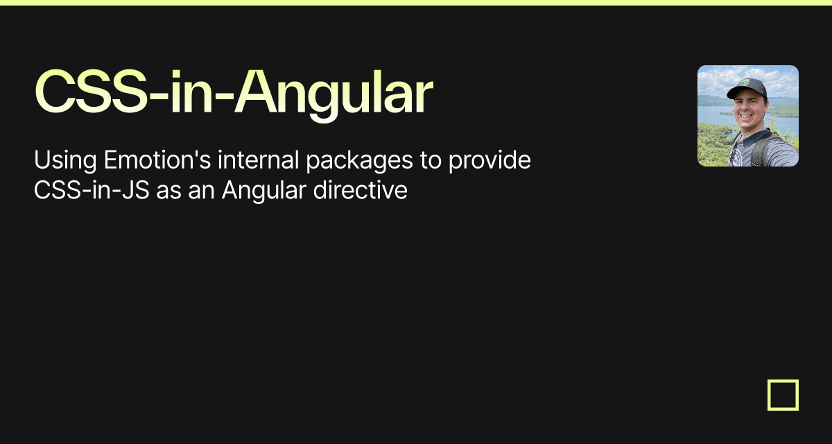 CSS-in-Angular - Codesandbox