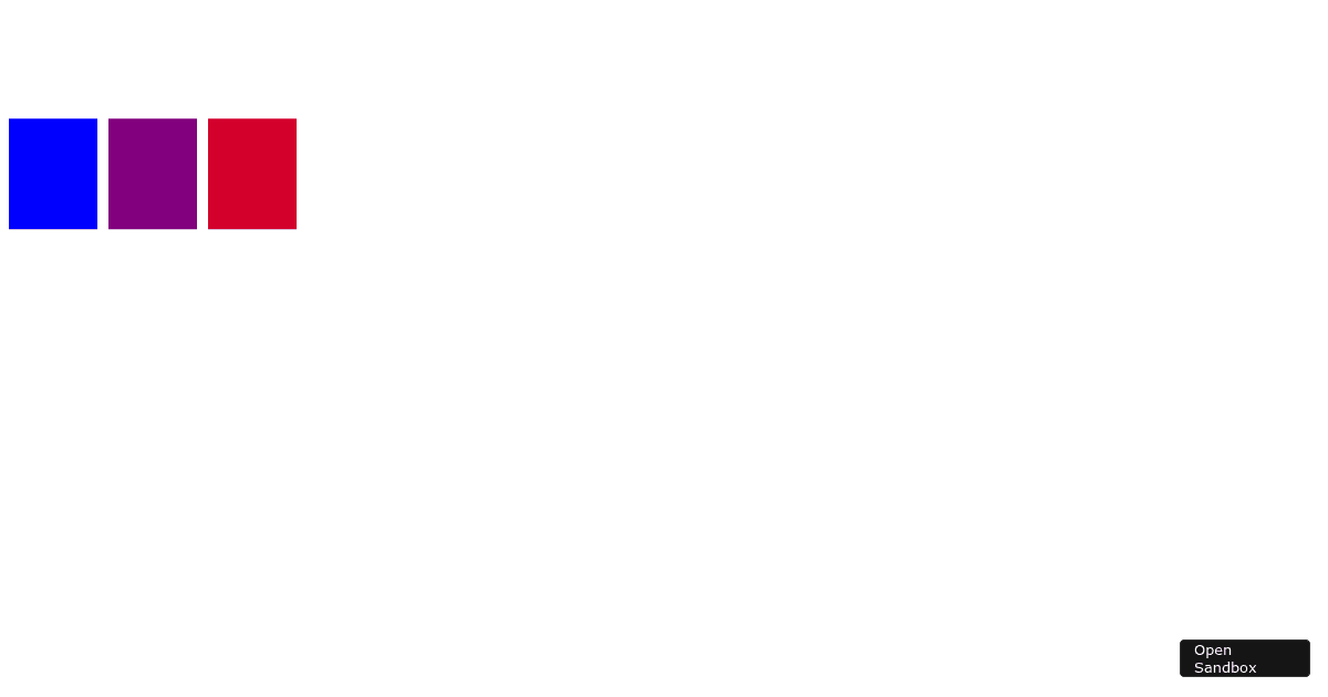 React Spring - useChain Example - Codesandbox