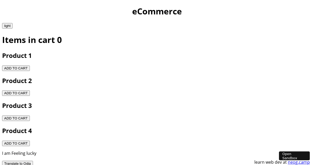 usecontext - Codesandbox