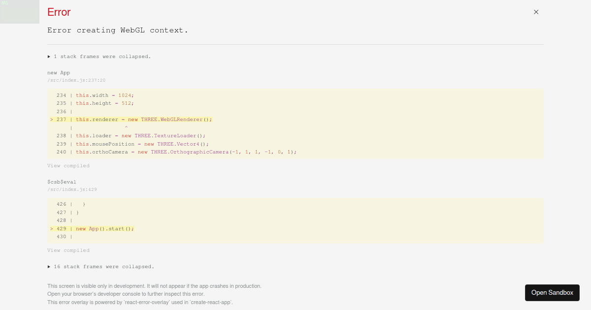 ASCII MOVING WATER - GLSL - Codesandbox