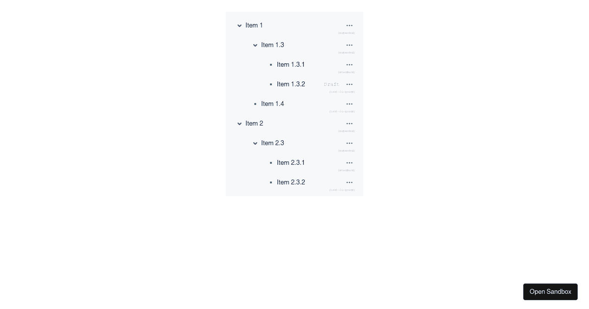 tree (forked) - Codesandbox