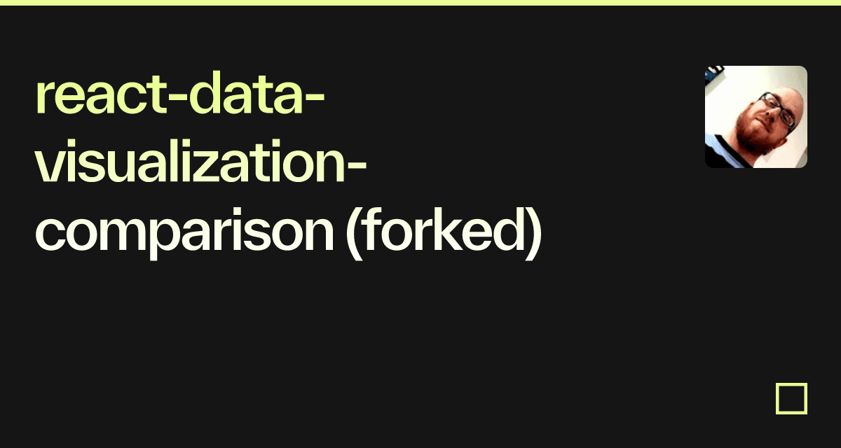 react-data-visualization-comparison (forked) - Codesandbox