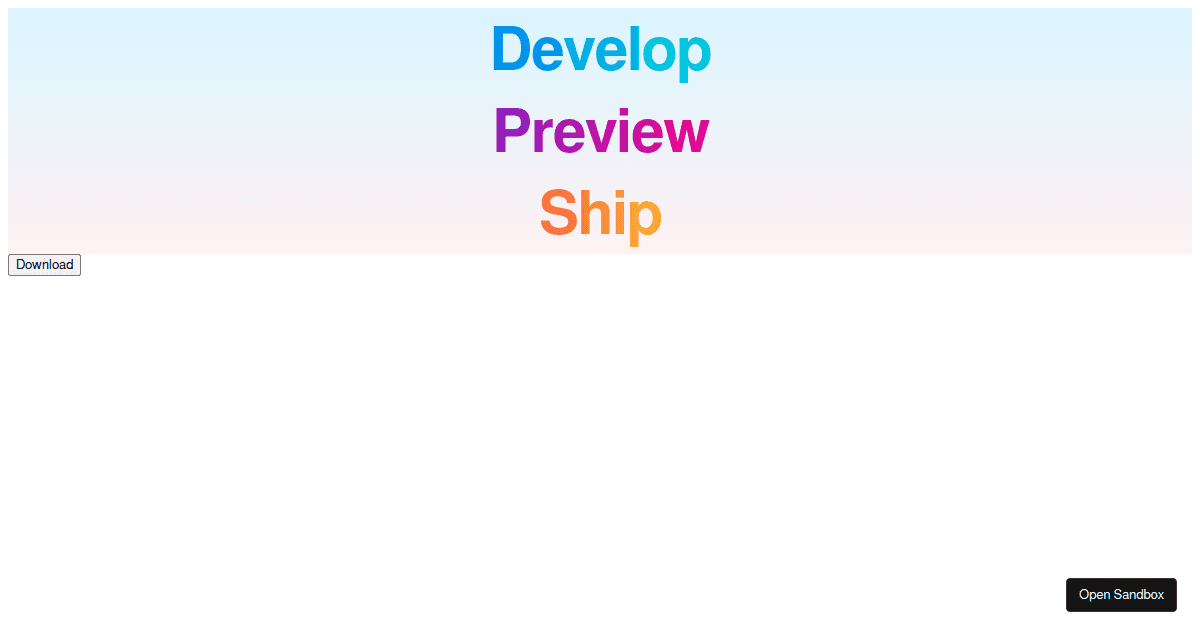 Save-As-Png - Codesandbox
