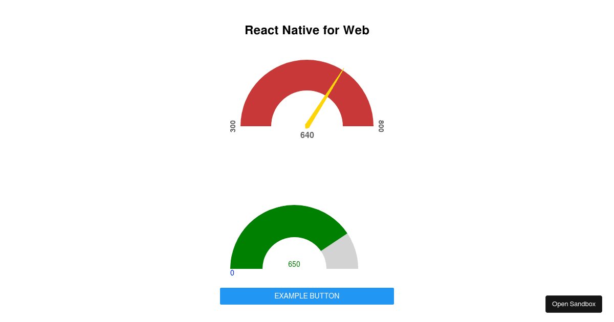 React Native (forked) - Codesandbox