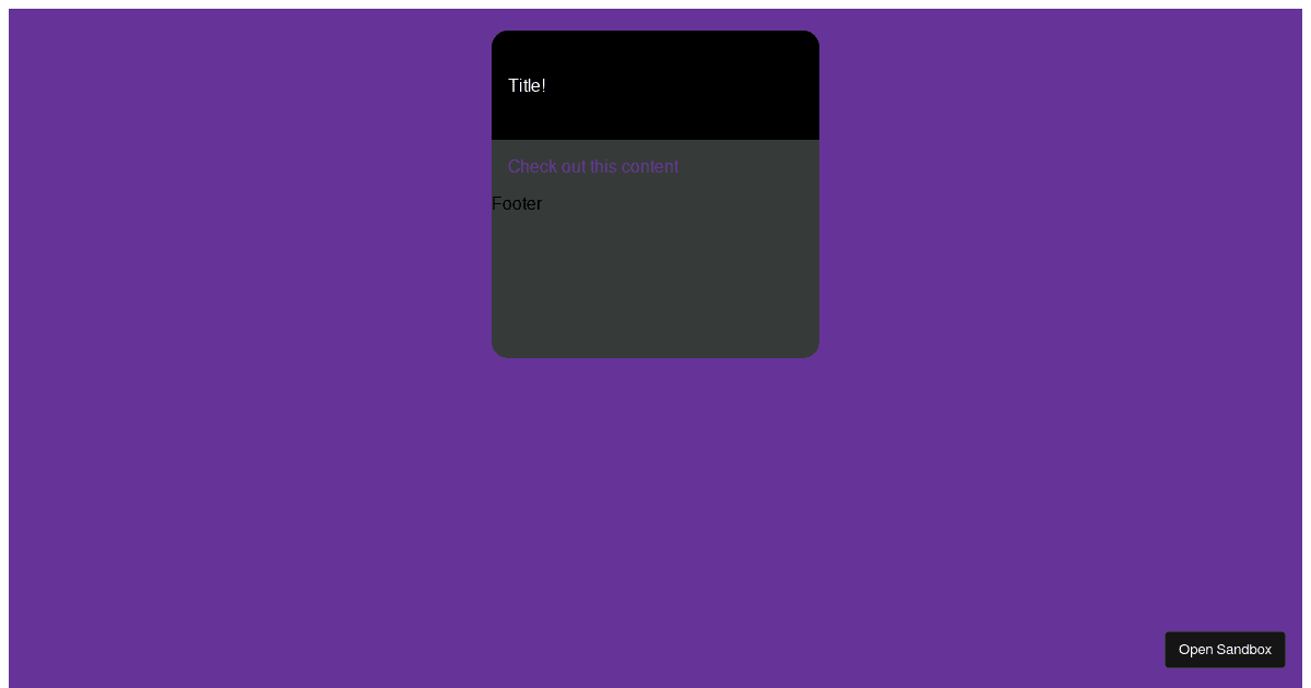 new - Codesandbox