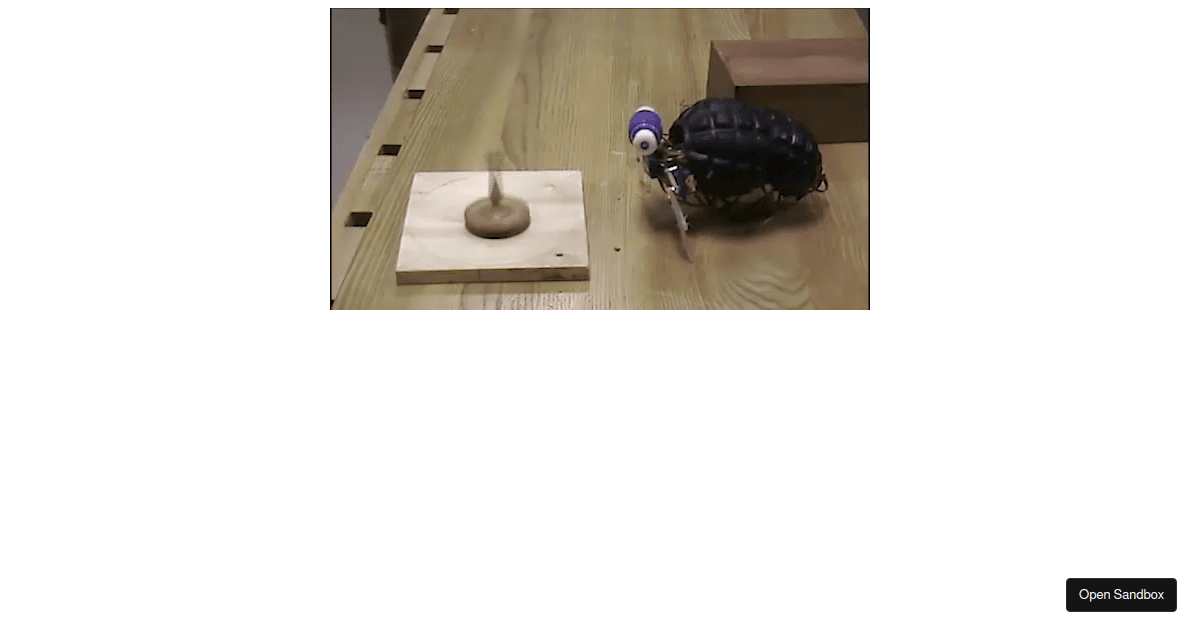 Videos upload - Codesandbox