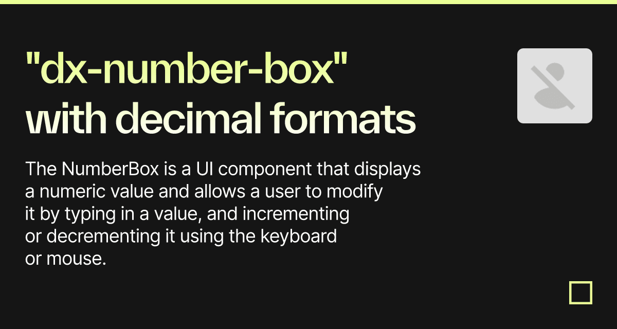 "dxnumberbox" with decimal formats Codesandbox