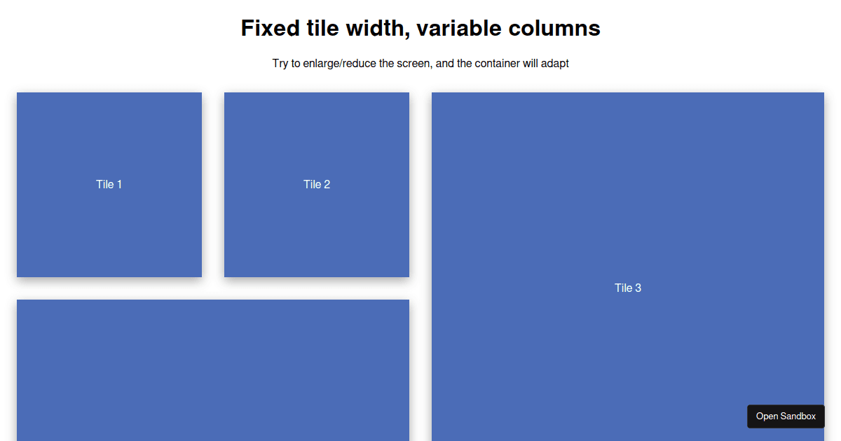 react-tiles-dnd-responsive (forked) - Codesandbox