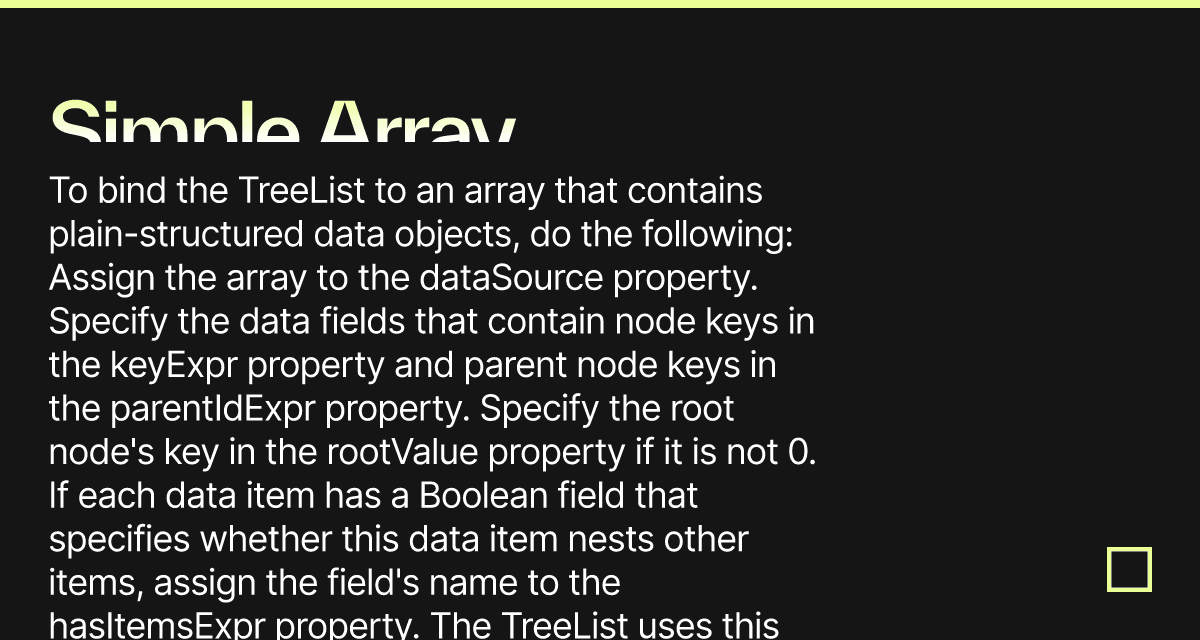 Simple Array - Codesandbox