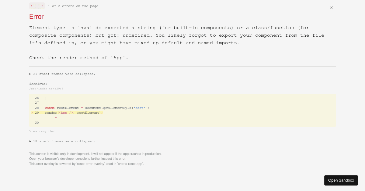React Router Typescript Demo (forked) - Codesandbox