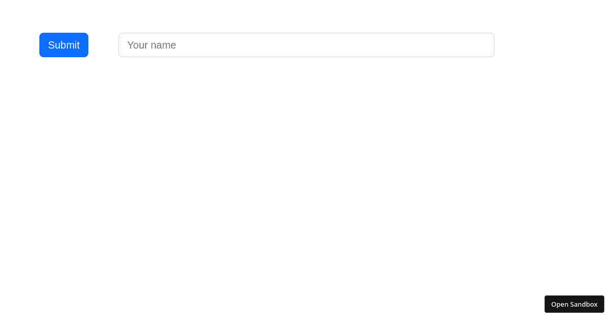 react - Codesandbox