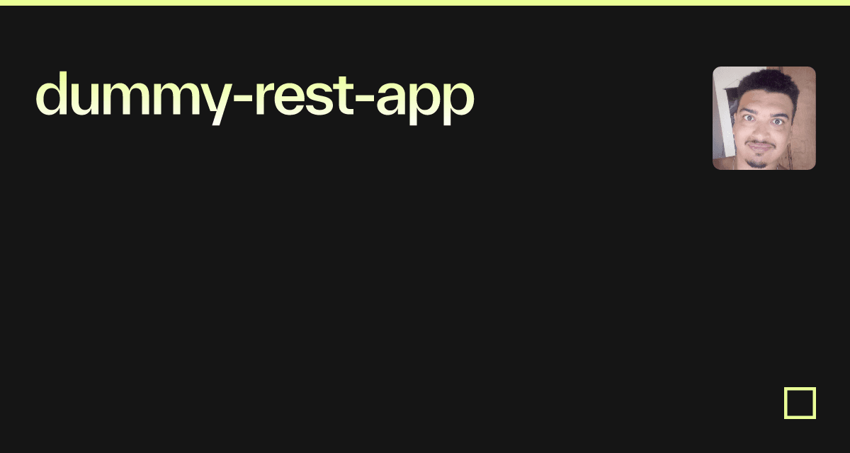 dummyrestapp Codesandbox