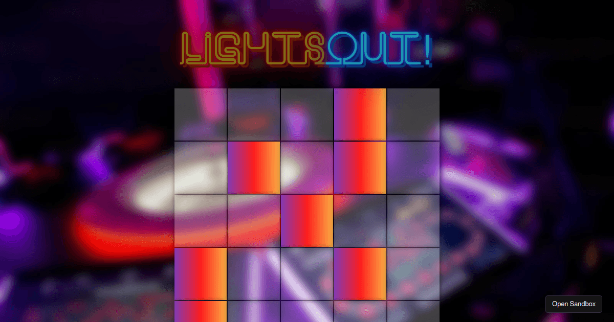 lightsout Codesandbox