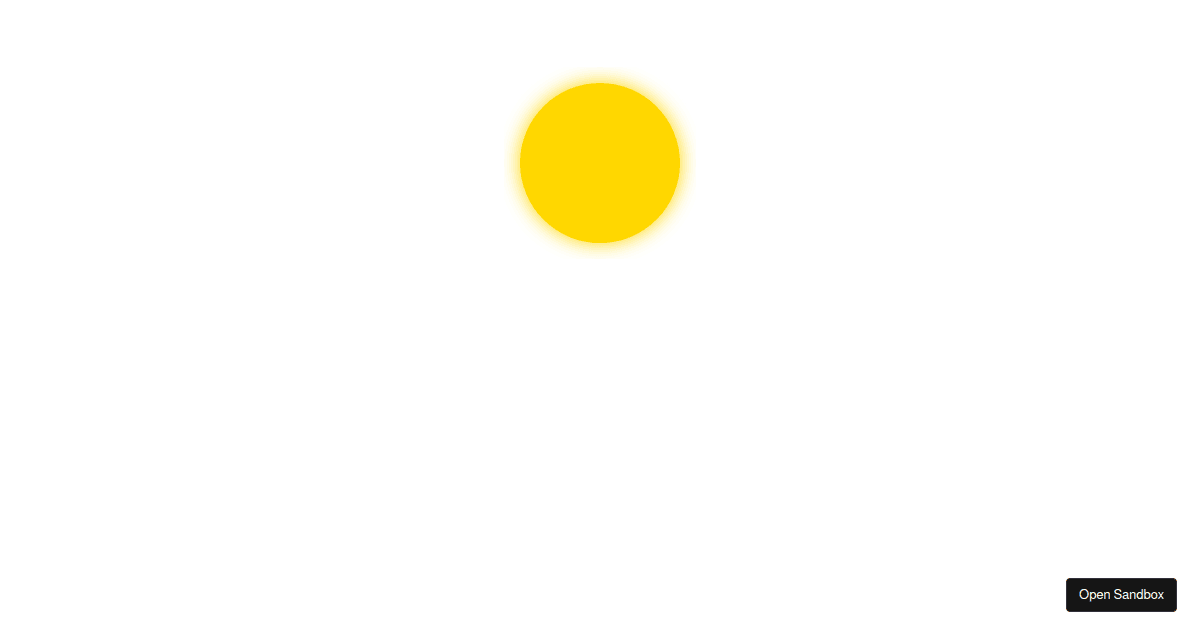 sun moon animation - Codesandbox