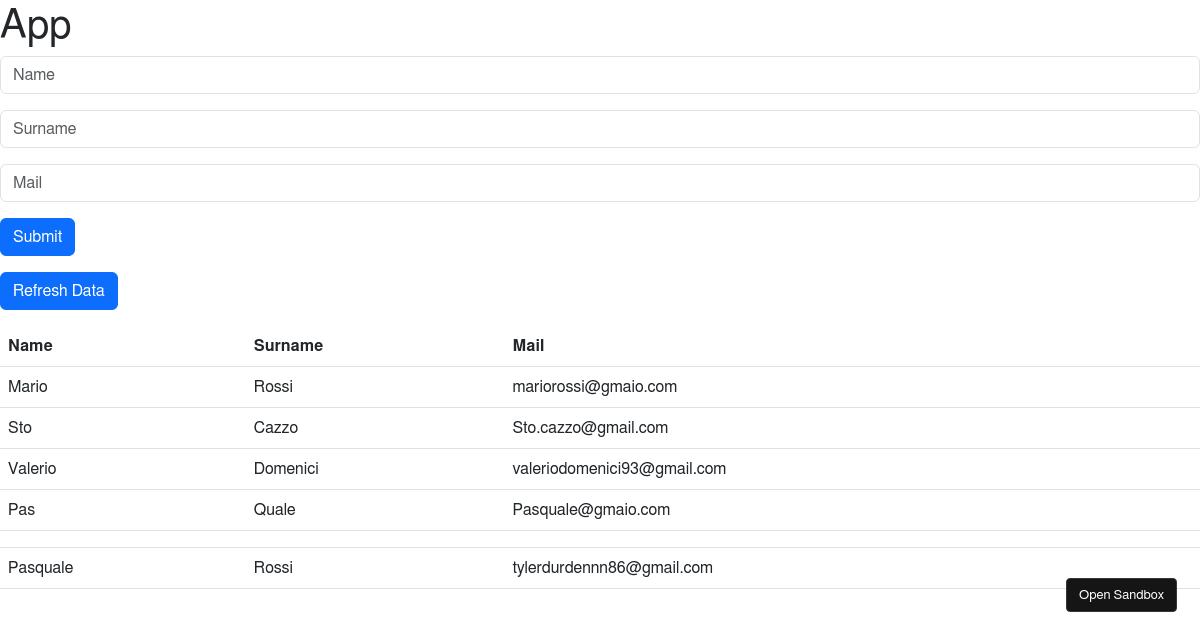 test - Codesandbox