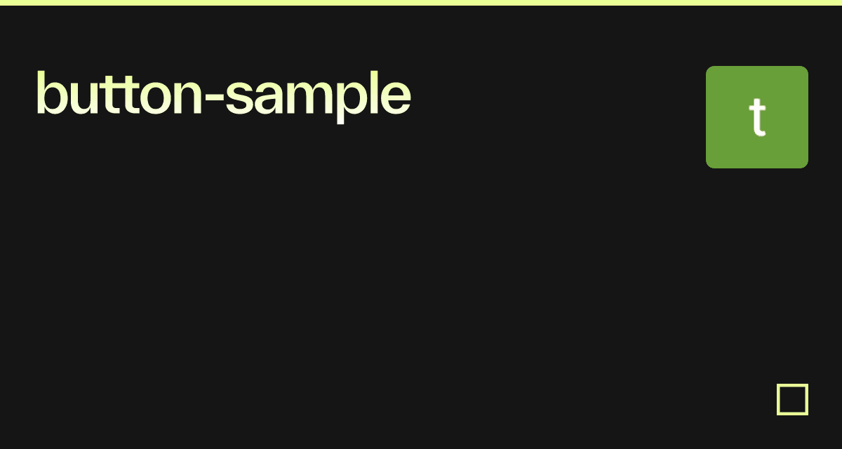 button-sample - Codesandbox