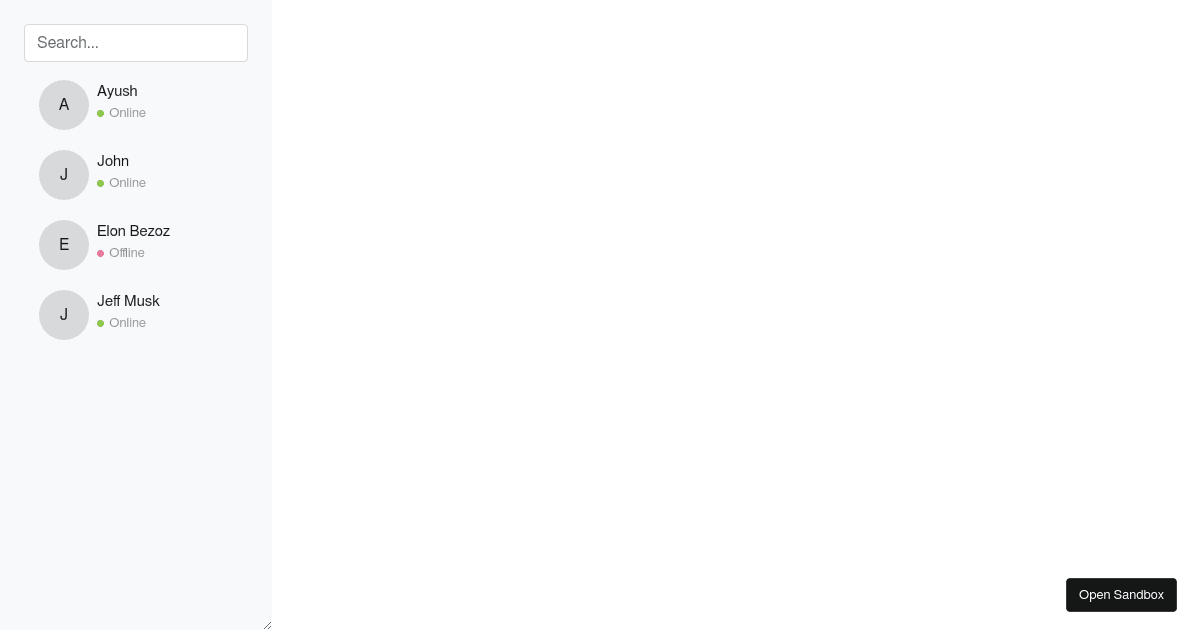 chat-app - Codesandbox