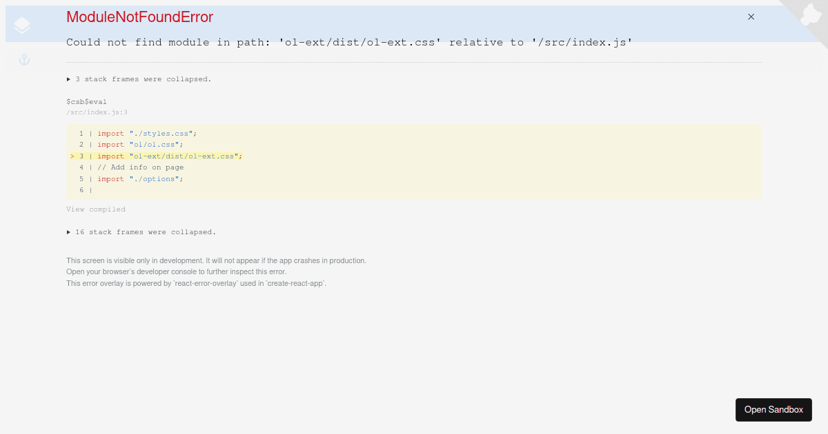 Openlayers + ol-ext FontSymbol (forked) - Codesandbox