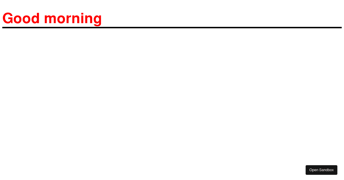 React Styling Practice (forked) - Codesandbox