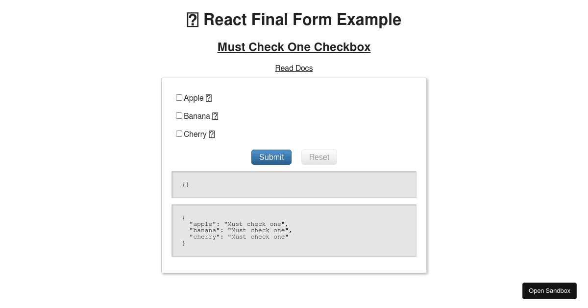 react hook form field level validation