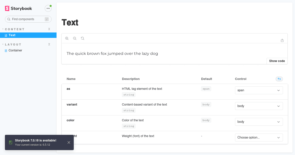 minima-storybook - Codesandbox