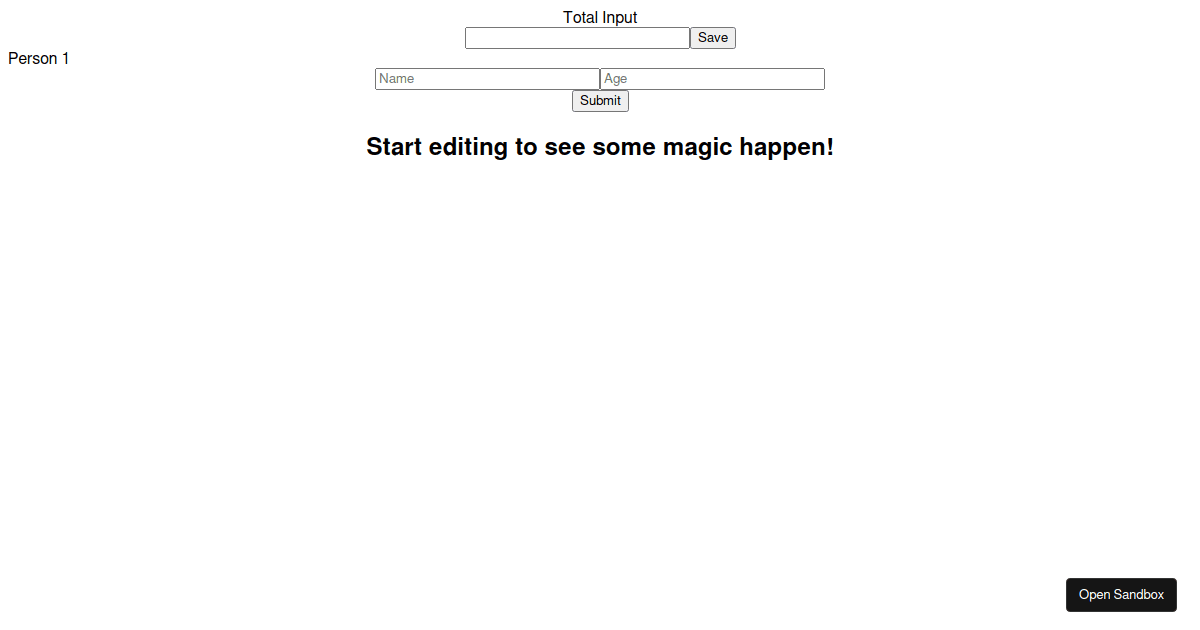 dynamic-input - Codesandbox