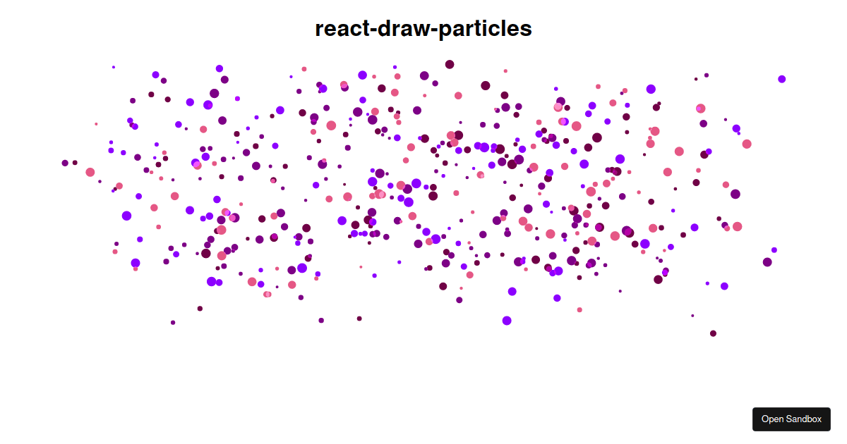 react-draw-particles - Codesandbox