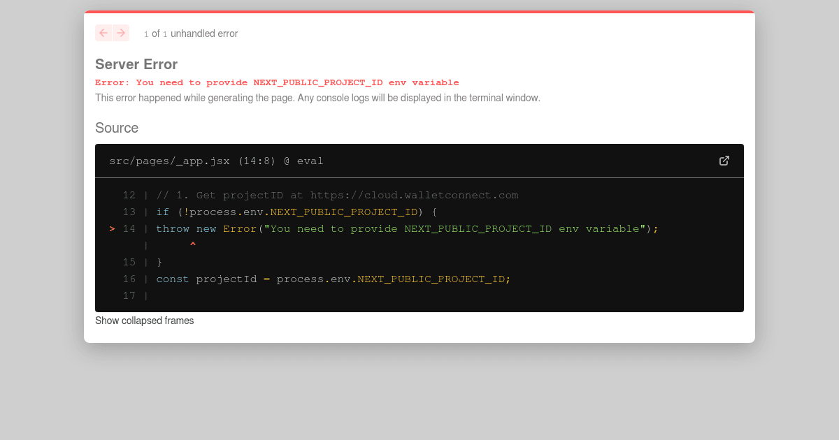 web3modal-wagmi-react - Codesandbox