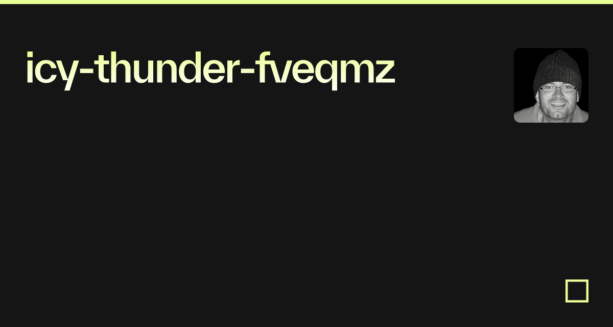 icy-thunder-fveqmz-codesandbox