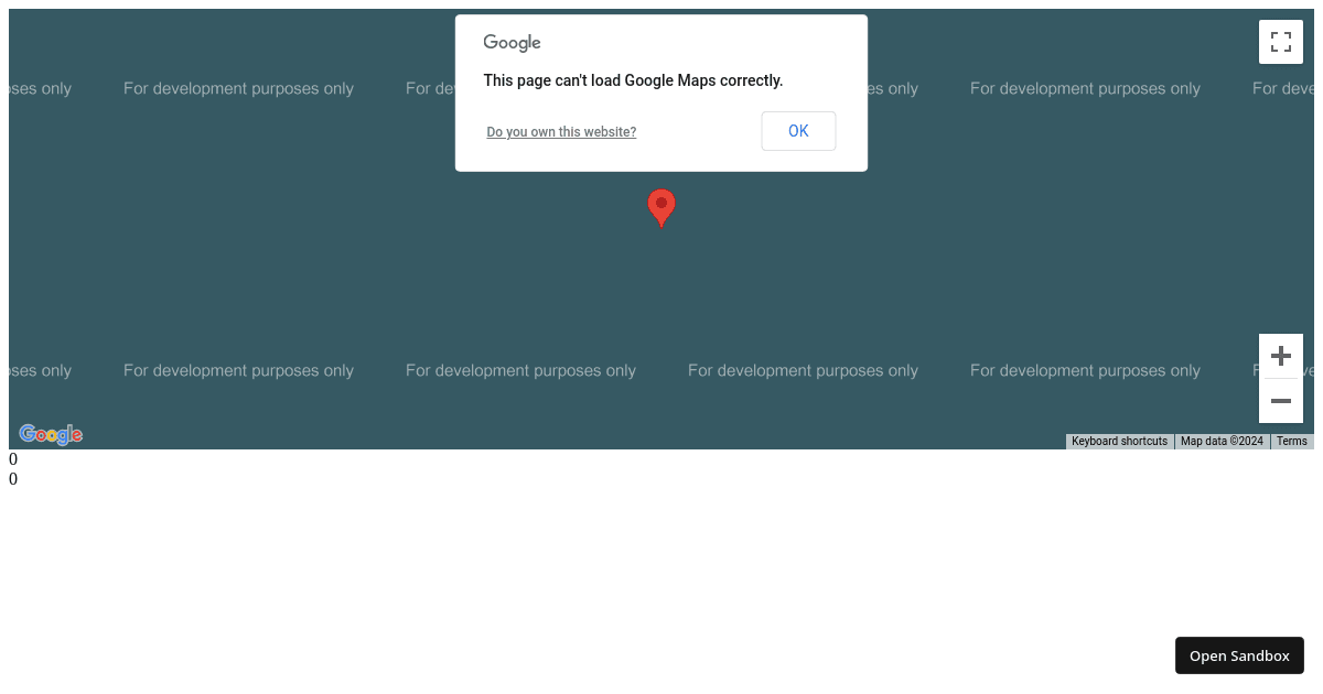 Geolocation (React Google MAps) (forked) - Codesandbox