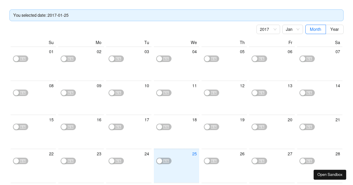 Selectable Calendar - antd@5.12.5 (forked) - Codesandbox