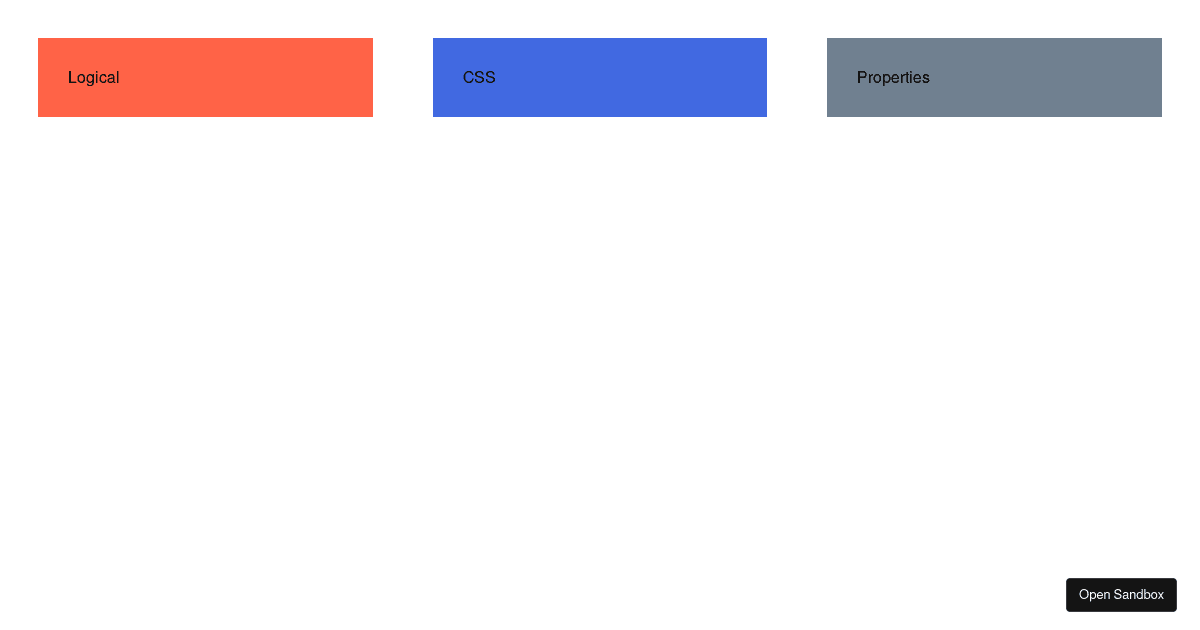 Styled System CSS Logical Properties Demo - Codesandbox