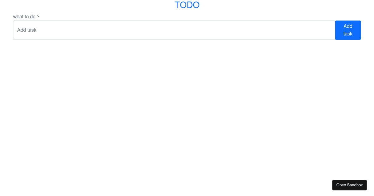 react - Codesandbox
