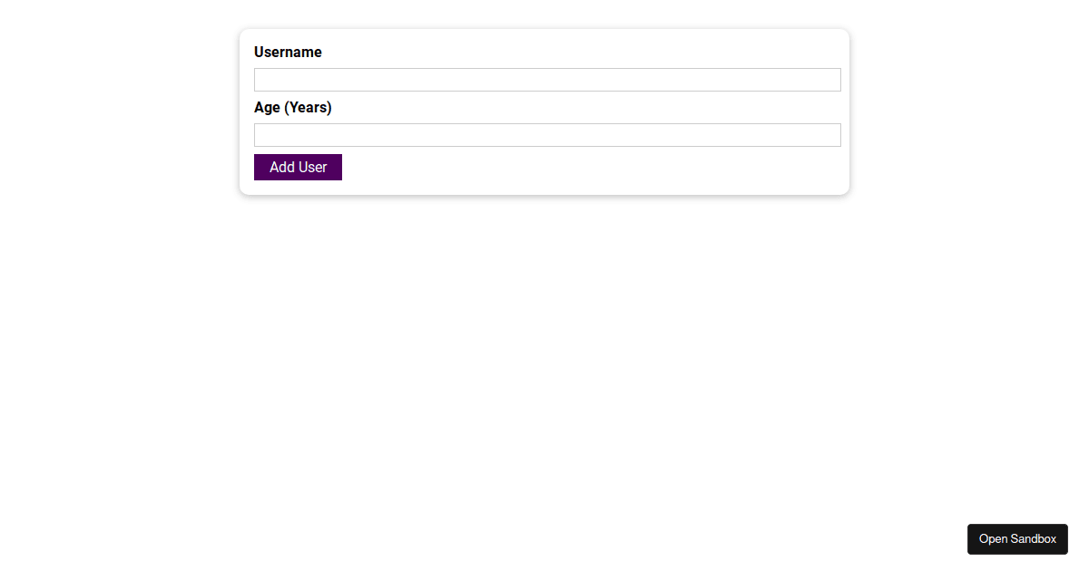 joshuaadu/add-user-form - Codesandbox