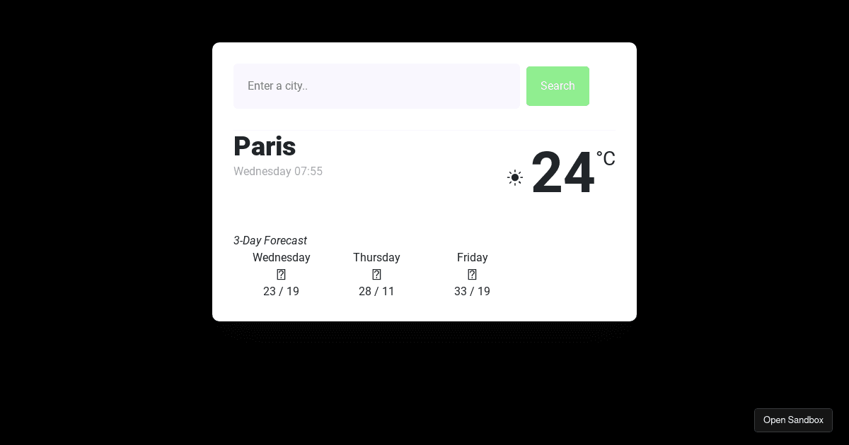 SHECODES PLUS - Codesandbox