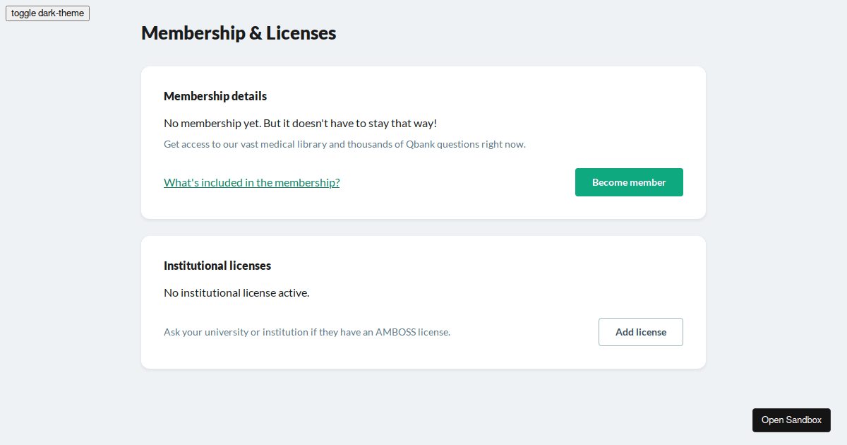 Himaxx Membership Code membership-licenses - Codesandbox
