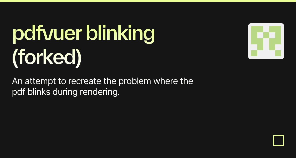 pdfvuer blinking (forked) - Codesandbox