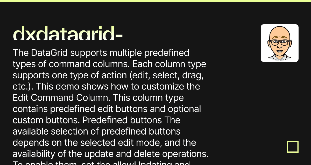 dxdatagrid-command-column-help-editTemplate - Codesandbox