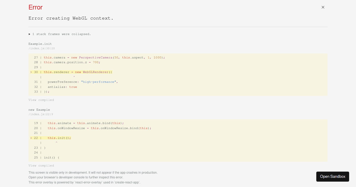 three.js skinned mesh - Codesandbox