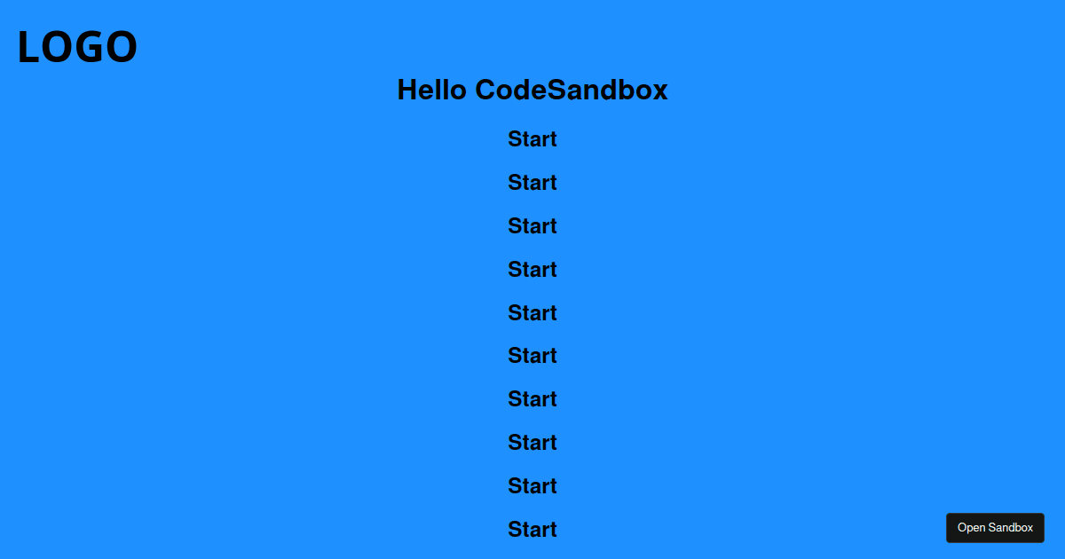 Website logo animation with react spring - Codesandbox