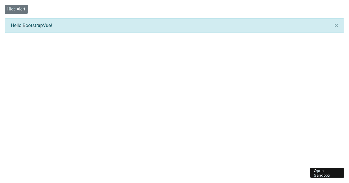 BootstrapVue Starter Project - Codesandbox