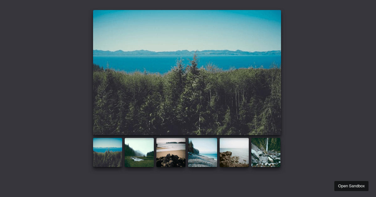 Simple Lightbox using React - Codesandbox