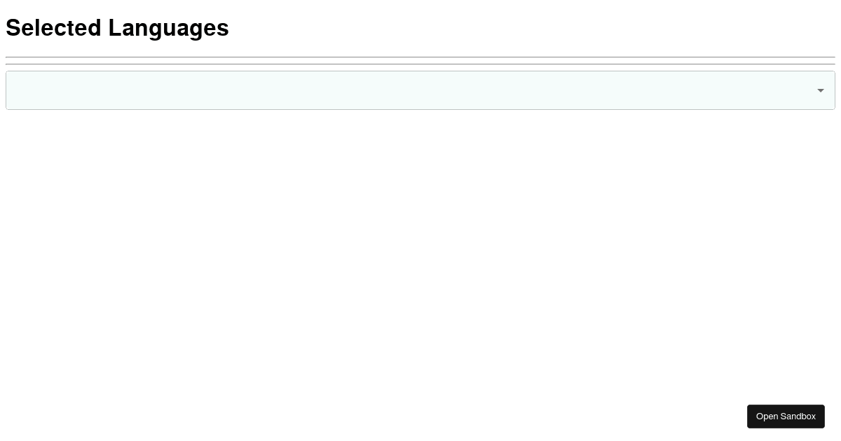 SO - Material UI Autocomplete Question - Codesandbox