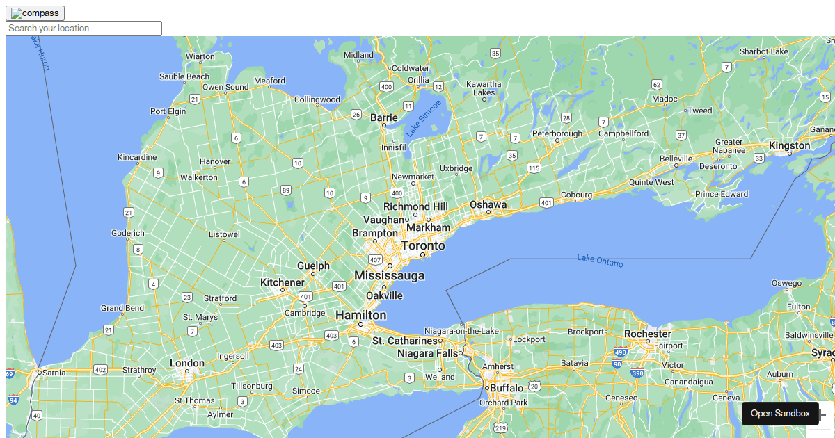 reactgooglemapapireactpocplacessearch Codesandbox