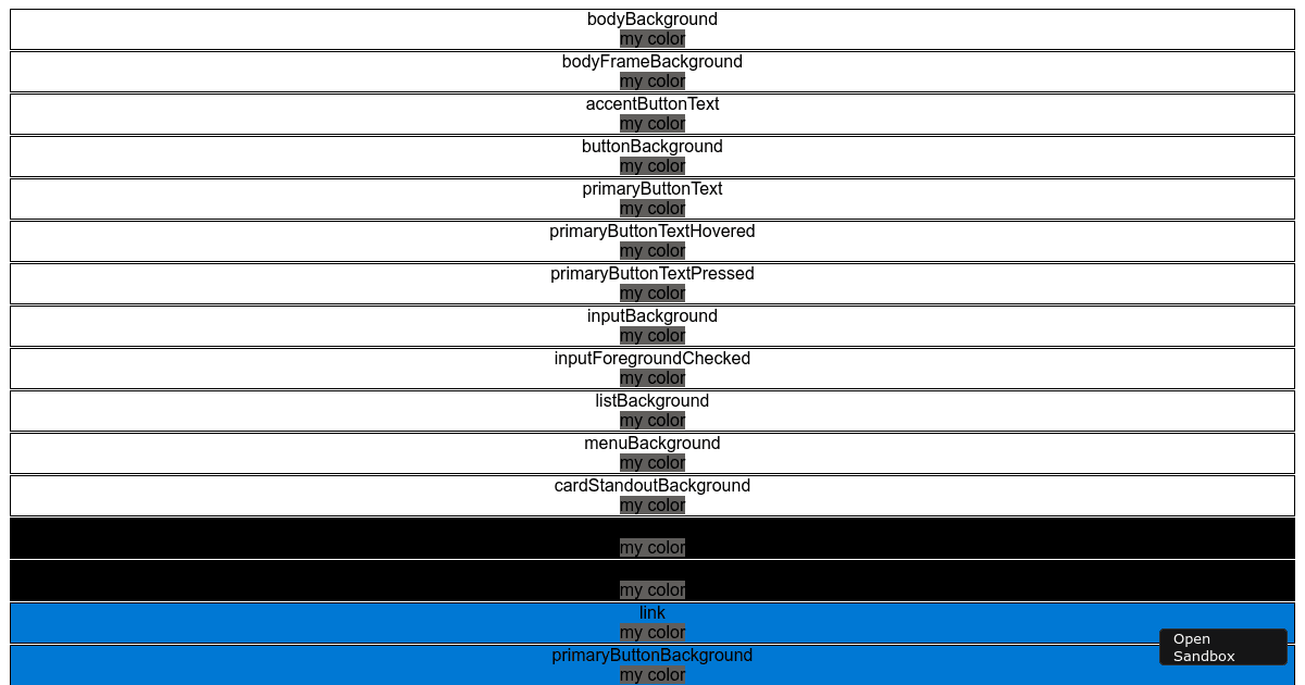 semantic-color - Codesandbox