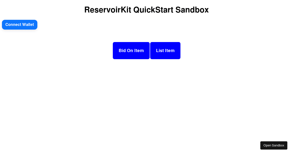 reservoir-kit-quickstart - Codesandbox