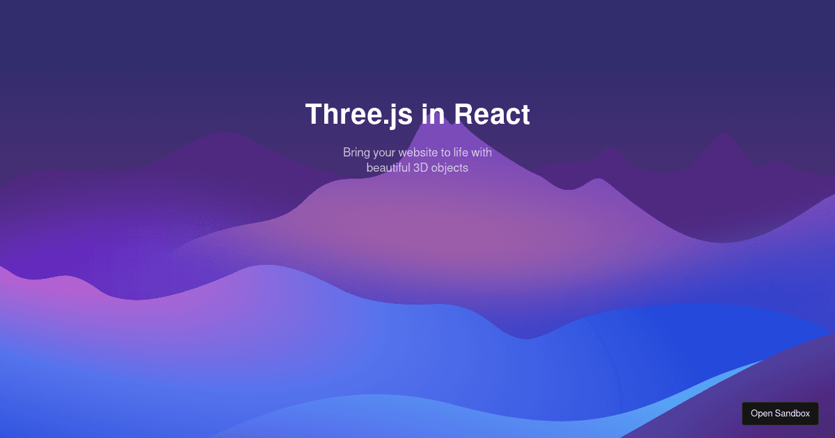 threejs-initial - Codesandbox